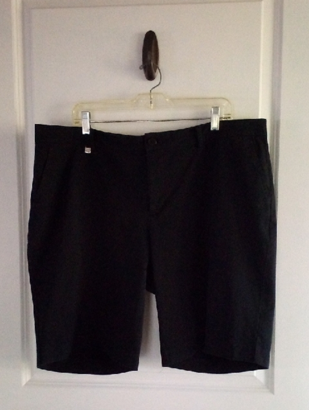 Lauren Ralph Lauren Black Flat-Front Women's Shorts